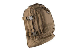 Primary Arms 3-Day Expandable Backpack with Waist Strap in Coyote has a 600D nylon exterior